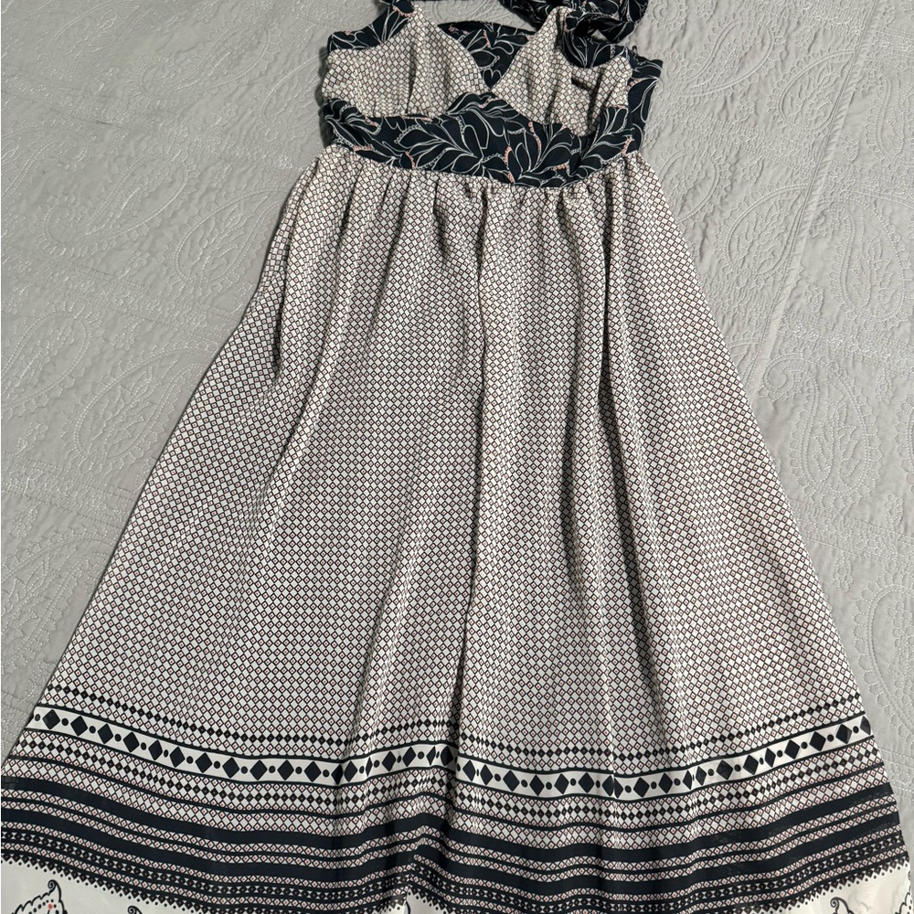 Mango Women's Dress with Black and White Patterns